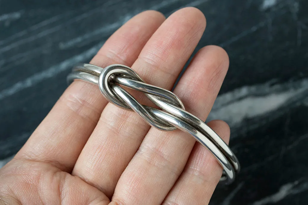 Vintage Sterling Silver Knot Bracelet