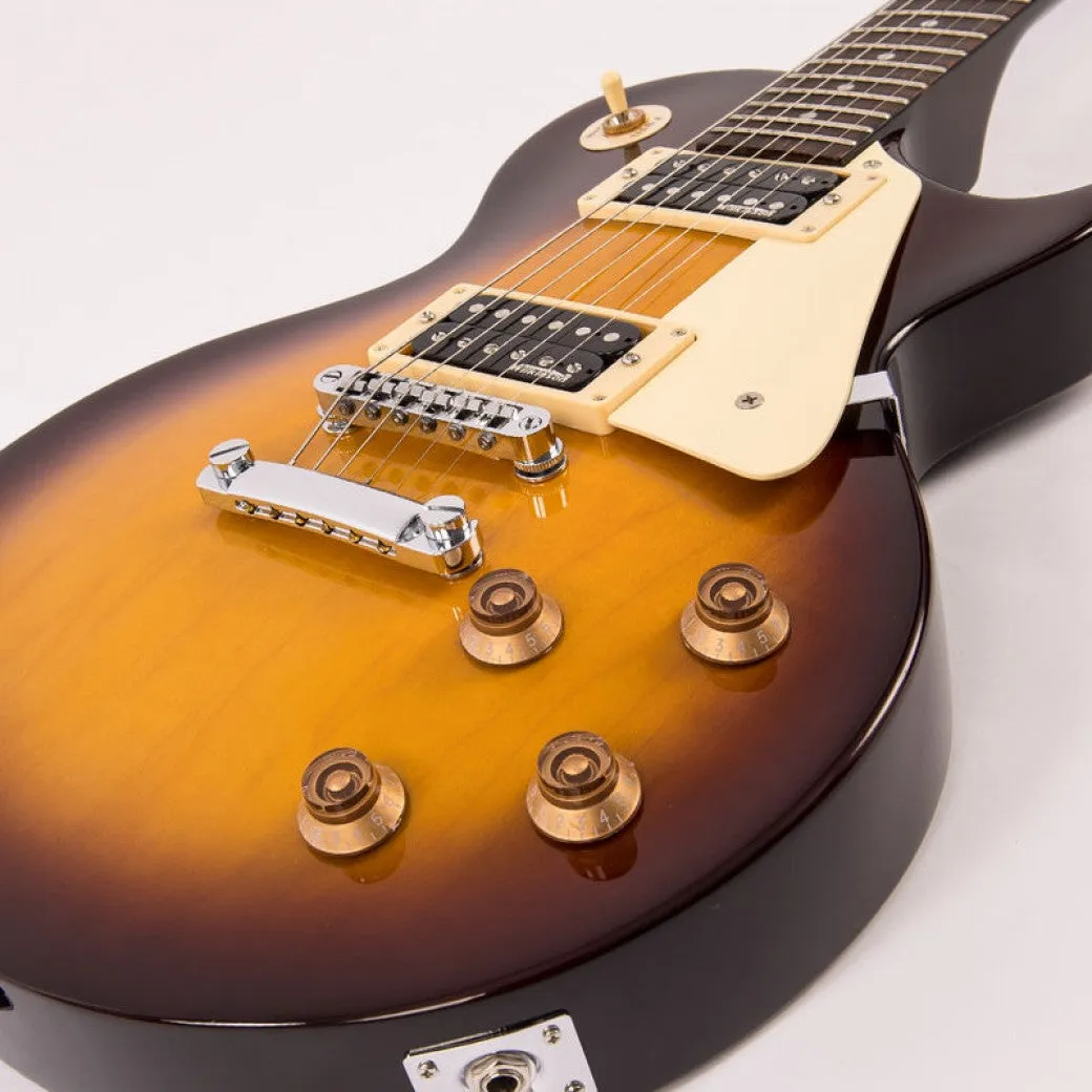 Vintage V100NB ReIssued Electric Guitar ~ Unbound Tobacco Sunburst