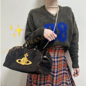 Vivienne Westwood Brown Gold Vintage Bag