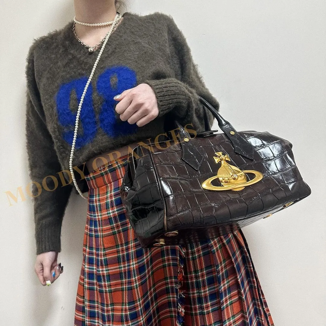 Vivienne Westwood Brown Gold Vintage Bag