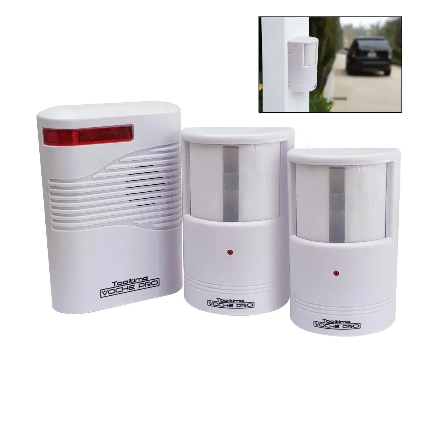 VOCHE PRO® WIRELESS DRIVEWAY SECURITY CHIME INTRUDER ALARM PIR MOTION SENSOR