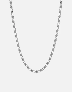 Ward Chain Necklace, Sterling Silver