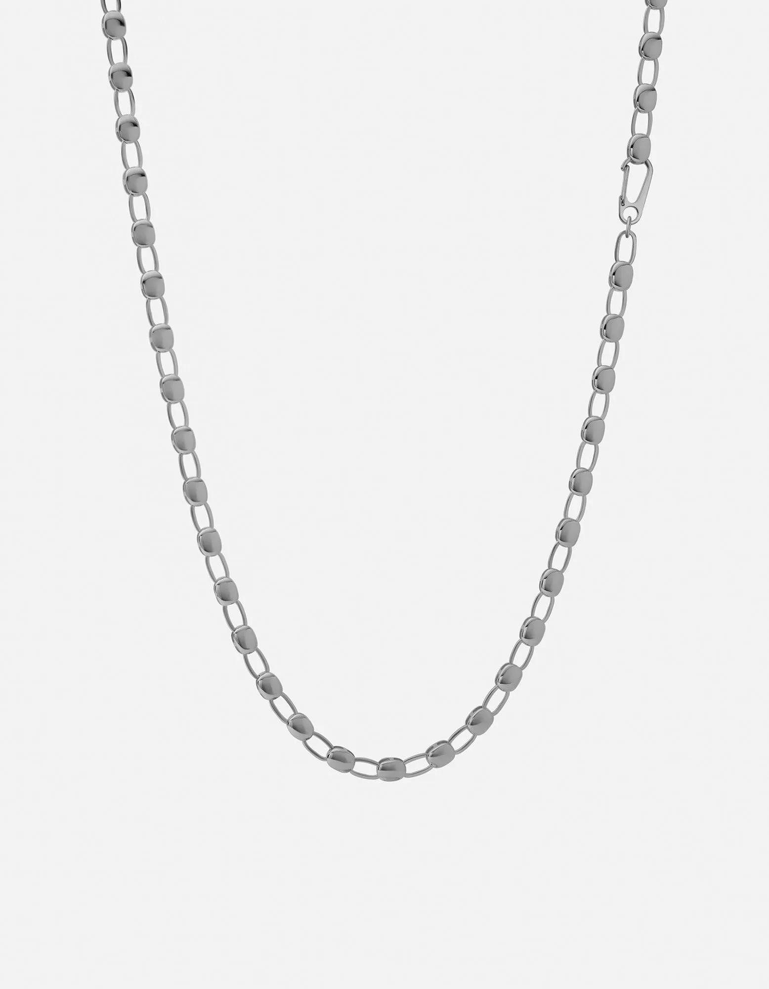 Ward Chain Necklace, Sterling Silver