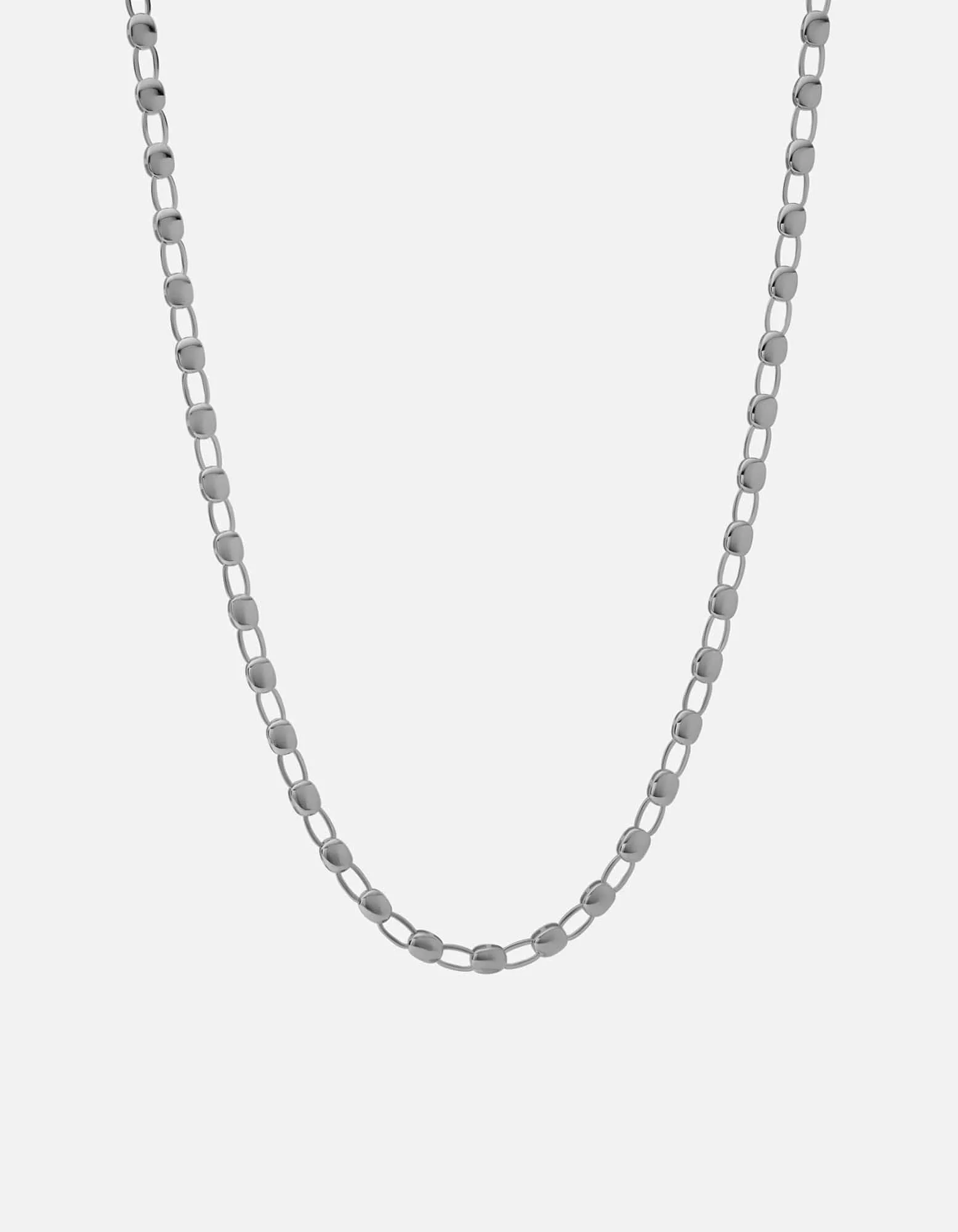 Ward Chain Necklace, Sterling Silver