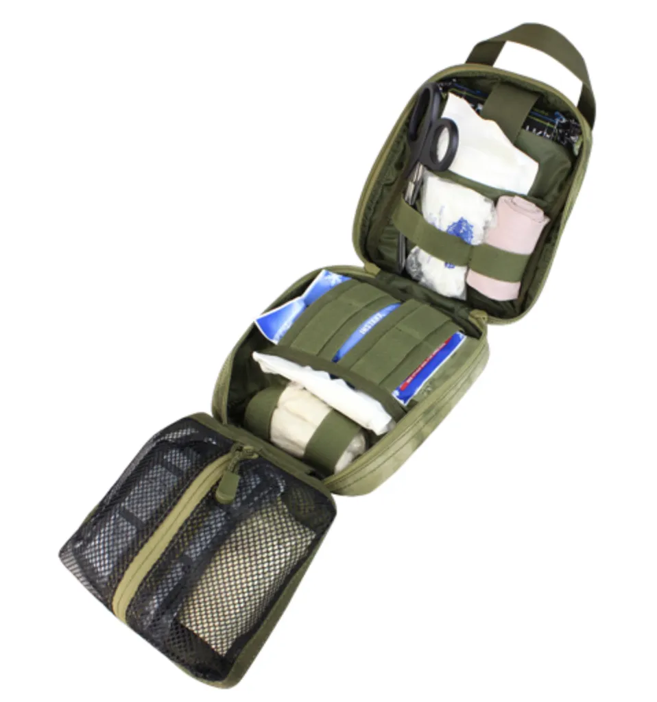 Warrior Medical IFAK Emergency Medical Trauma Kit with Condor Rip-Away EMT Pouch