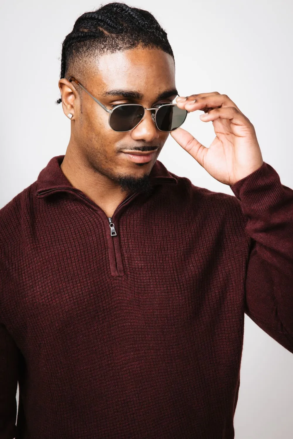 Weatherproof Vintage Newport Sunglasses for Men in Silver | WPV-NEWPORT-MS
