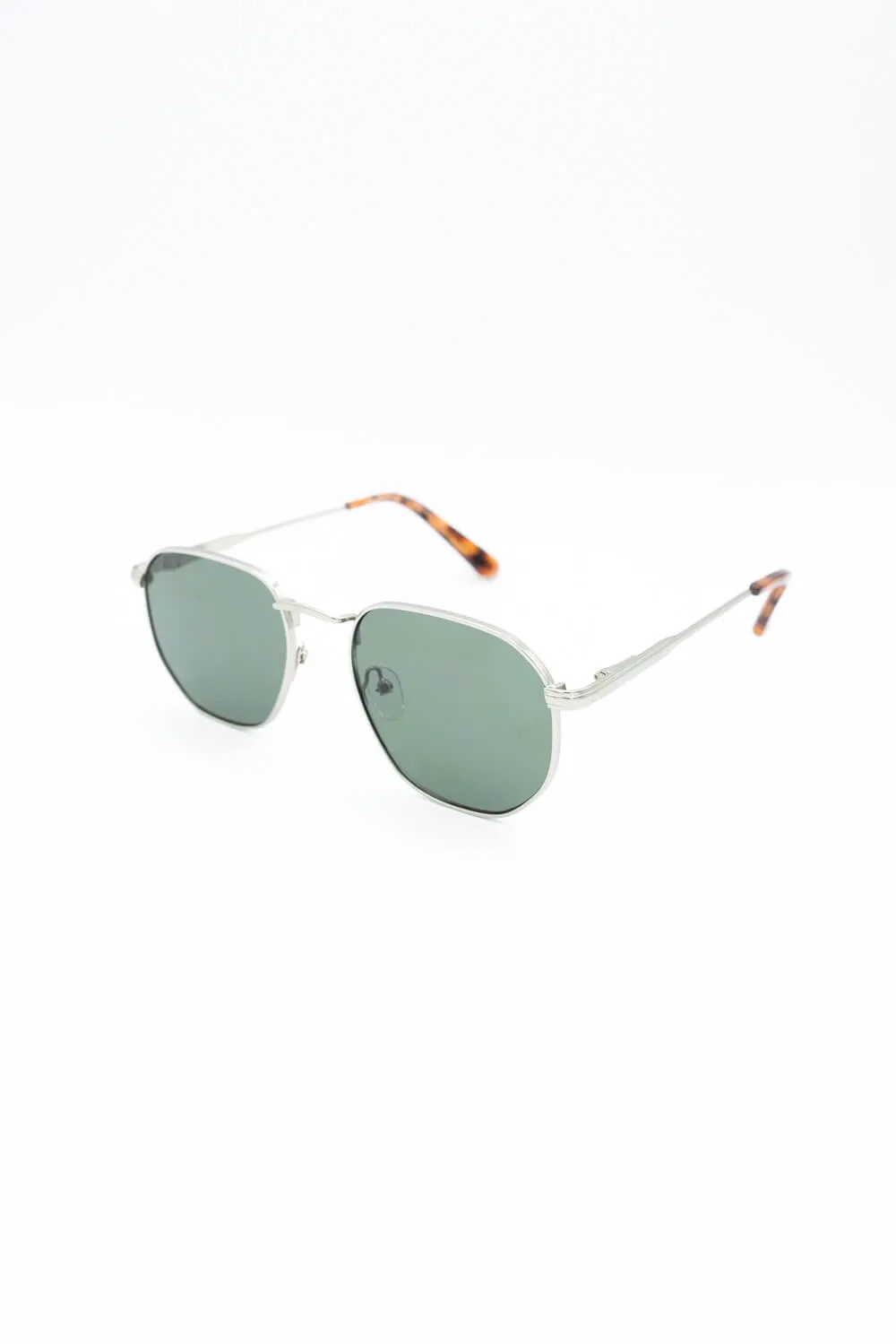 Weatherproof Vintage Newport Sunglasses for Men in Silver | WPV-NEWPORT-MS
