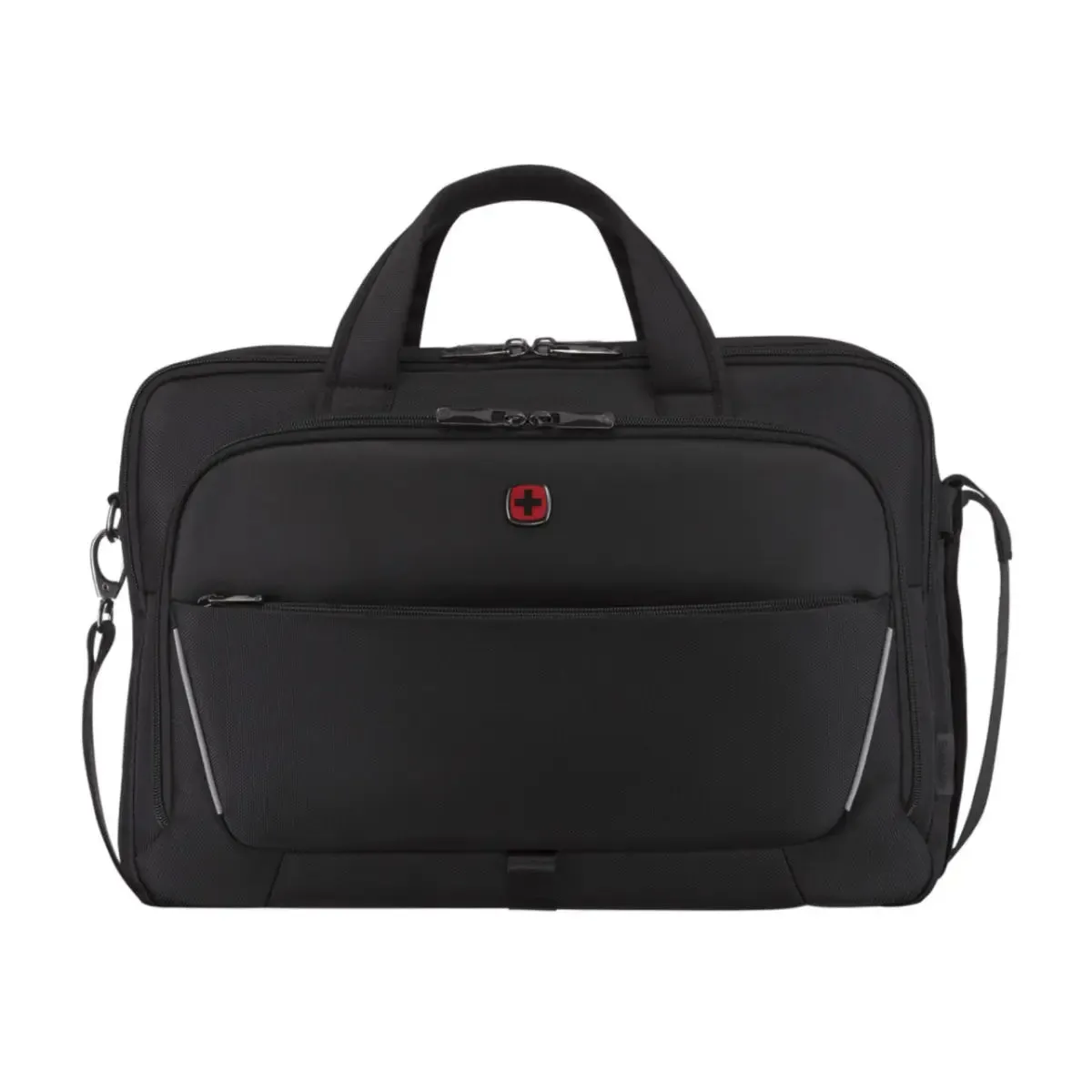Wenger Icons Meteor 16" - 17" Laptop Brief with Tablet Pocket - Black