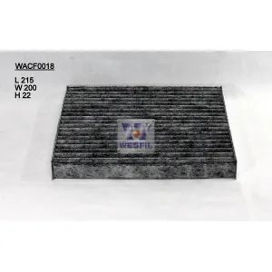 Wesfil Cabin/Pollen Air Filter - WACF0018 - RCA120C RCA187P
