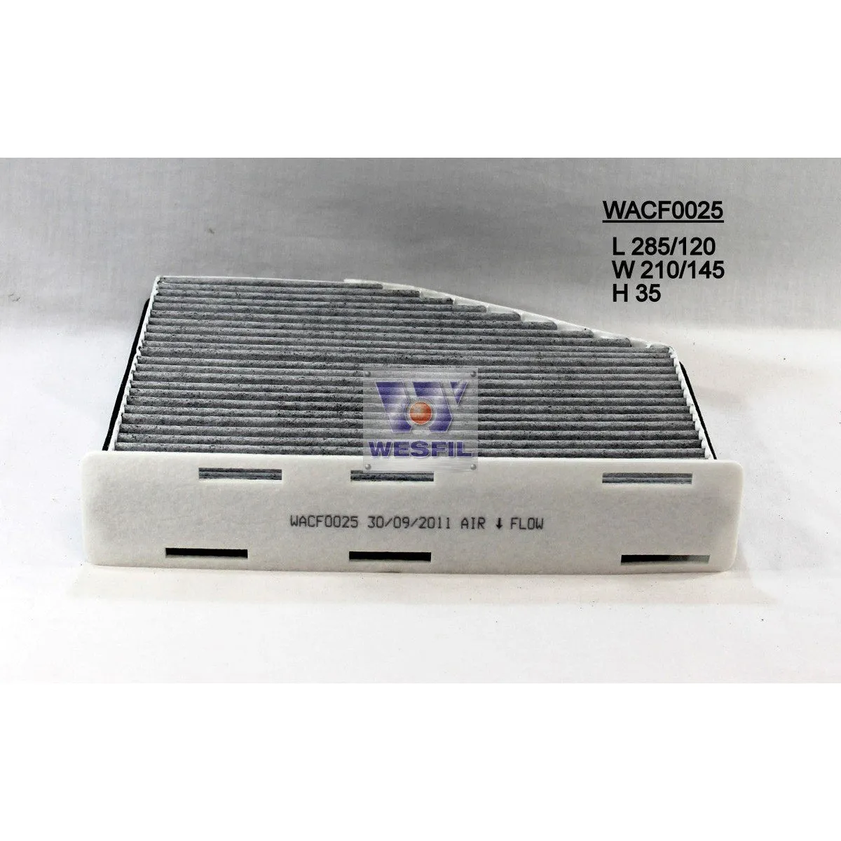 Wesfil Cabin/Pollen Air Filter - WACF0025 - RCA149C