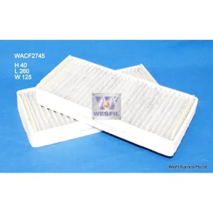Wesfil Cabin/Pollen Air Filter - WACF2745 - RCA141P
