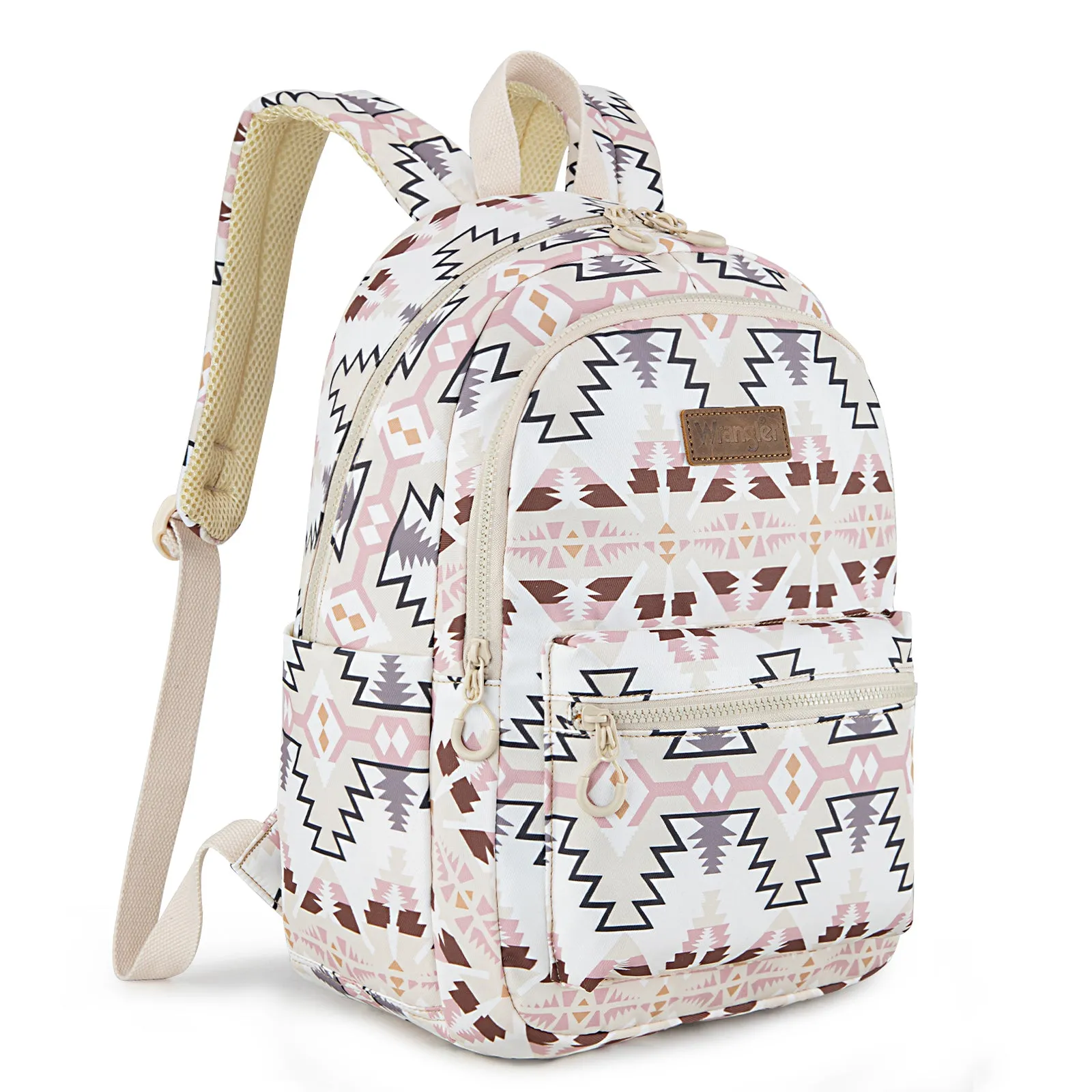 WG2206-9110  Wrangler Aztec Print Backpack - Tan