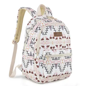 WG2206-9110  Wrangler Aztec Print Backpack - Tan
