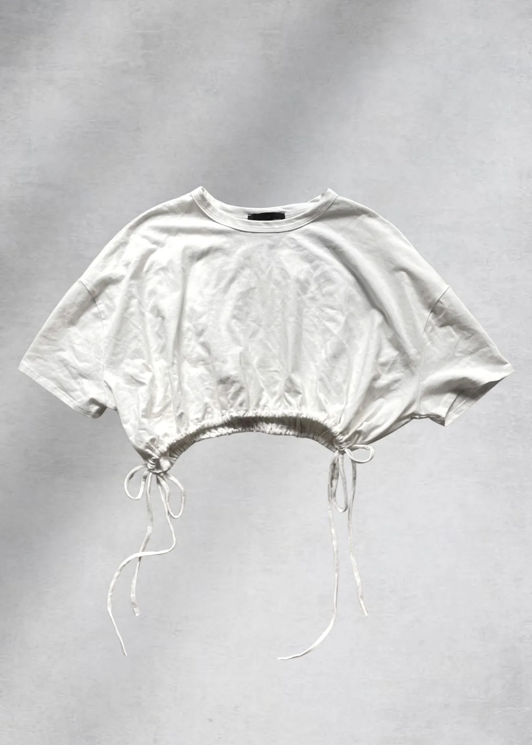 Willow Boxy Crop Top - White