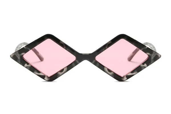 Women Diamond Shape Fashion Sunglasses
