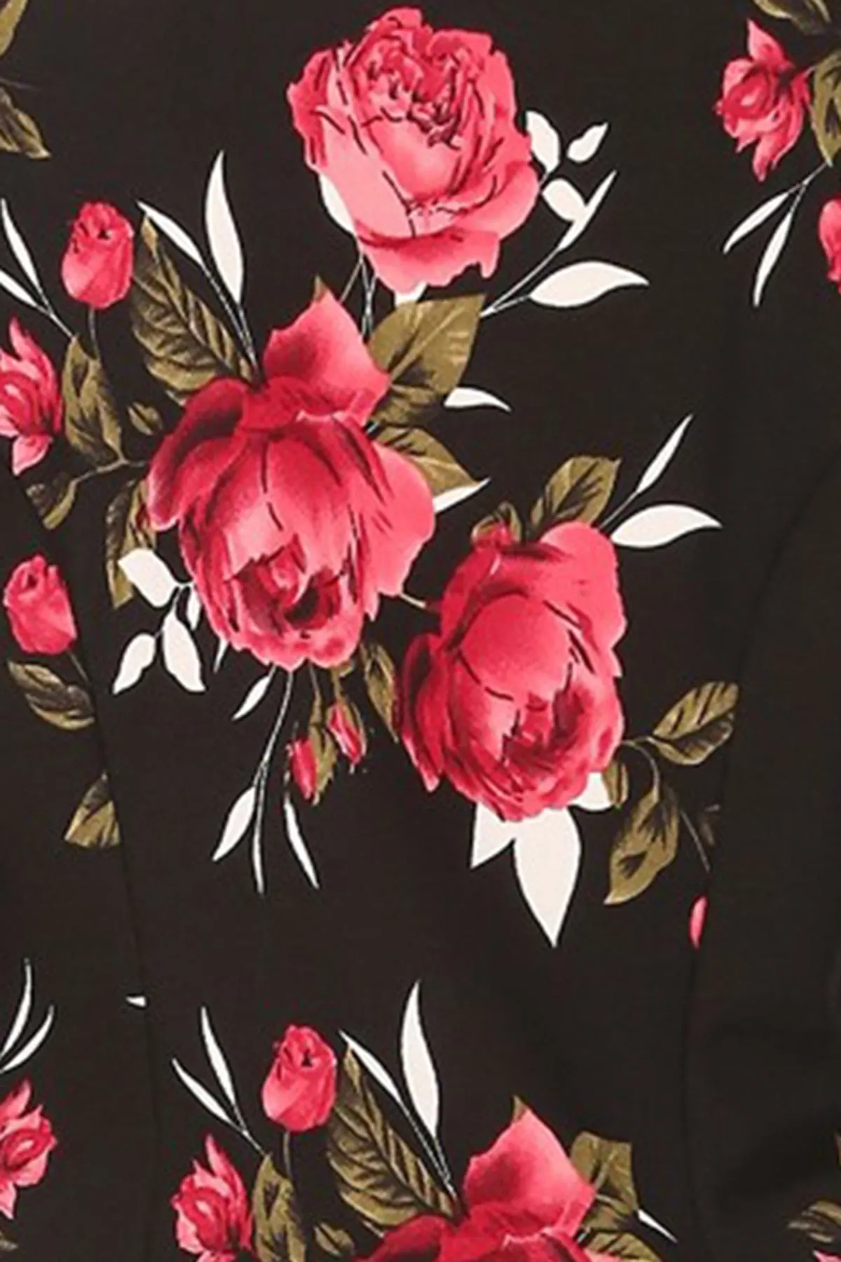 Women's Casual Pattern Print Fitted Open Front Long Sleeves Office Blazer Jacket
