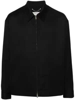 Wool zipped jacket