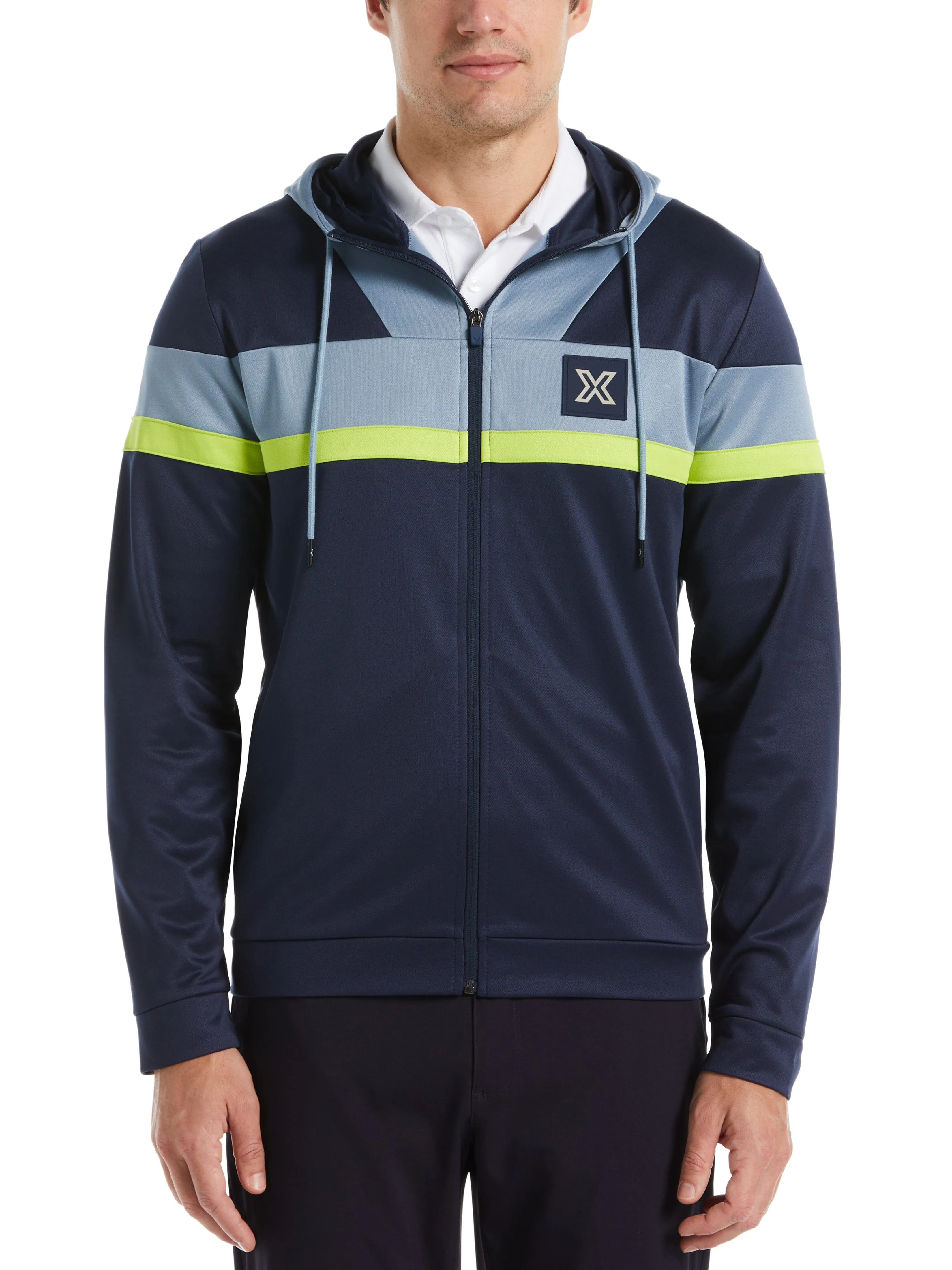 X Series Full Zip Blocked Hoodie