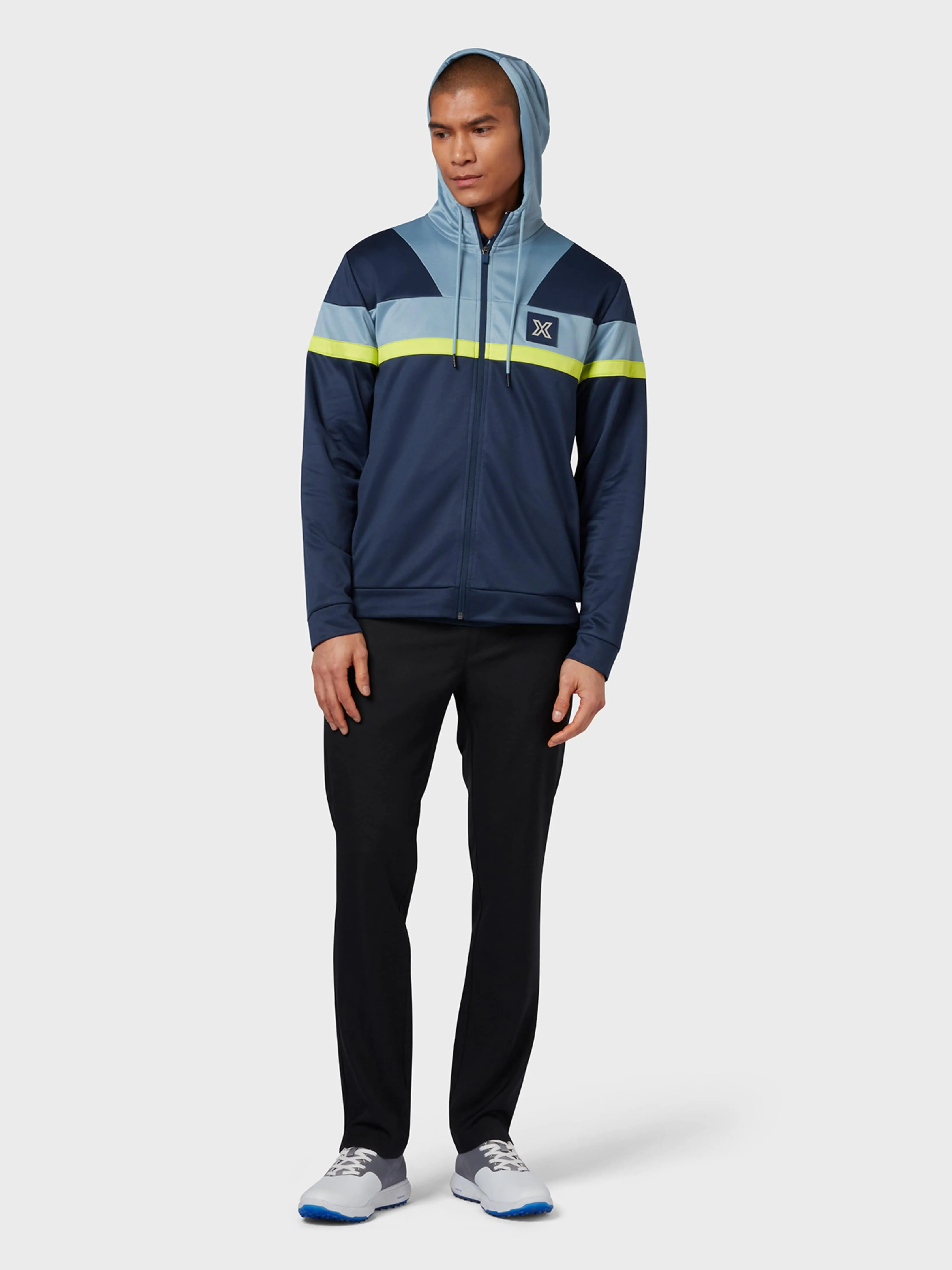 X Series Full Zip Blocked Hoodie