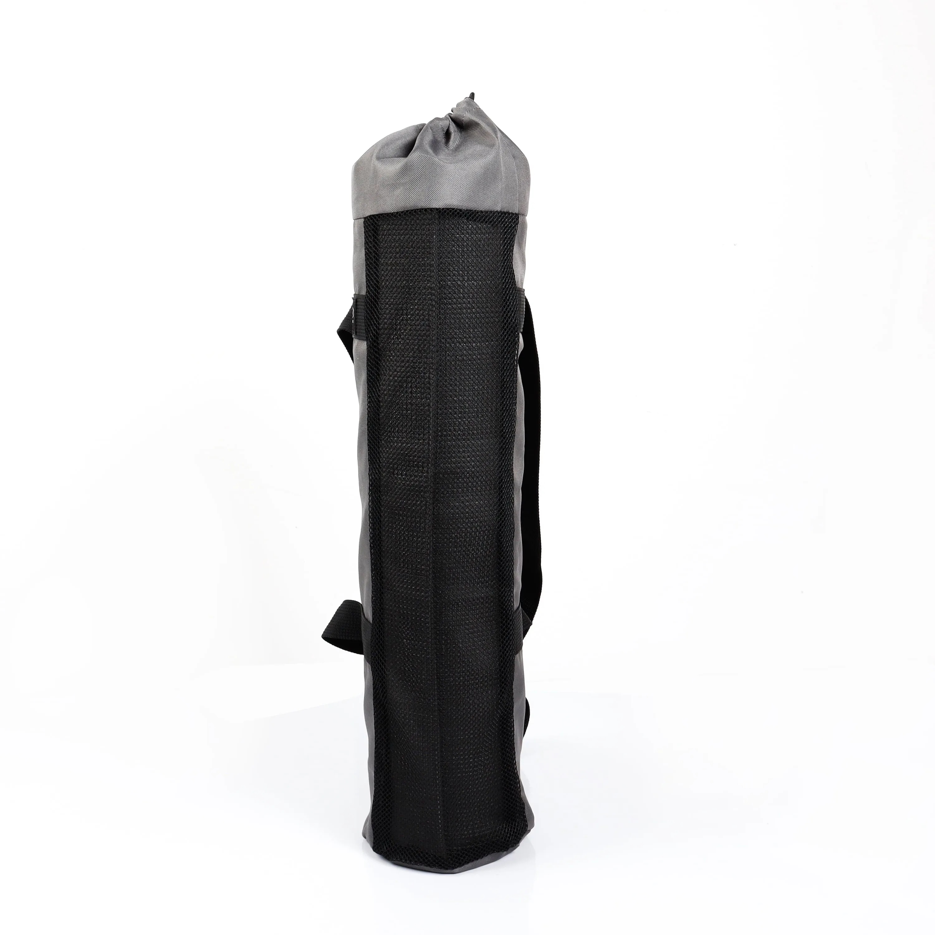 Yoga Bag, Adjustable, Fits Most Yoga Mats, 26" L X 6In Dia, High Quality Polyester, Dark Gray