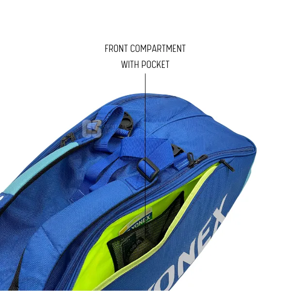 Yonex BA92426EX Pro 6 Racket Bag (Black)