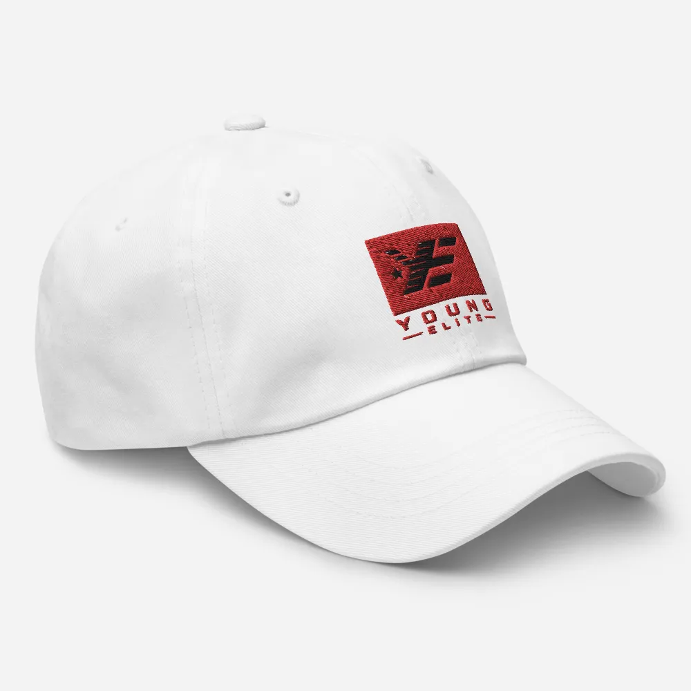 Young Elite Trendy Hat, Stylish Red & White Male Design