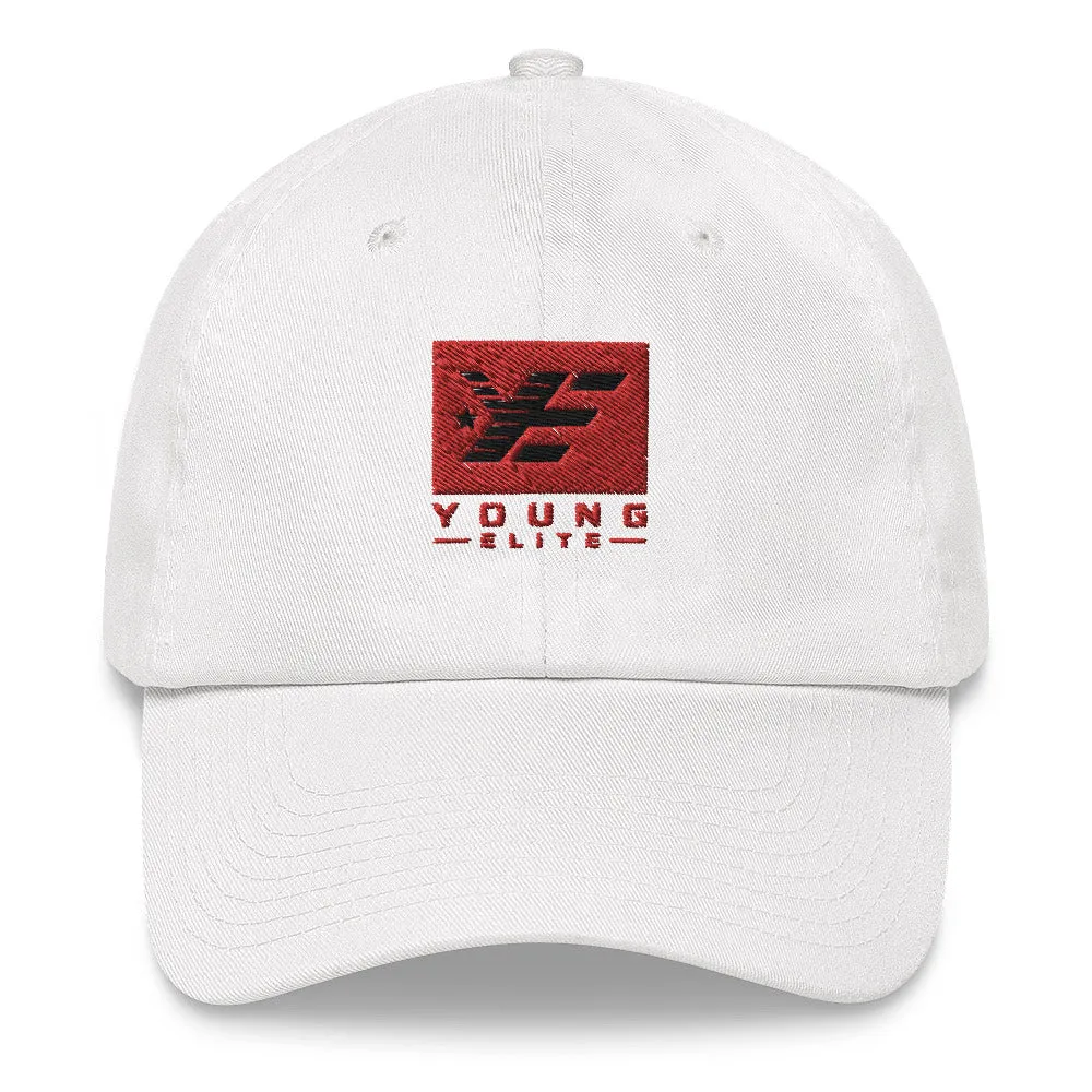 Young Elite Trendy Hat, Stylish Red & White Male Design
