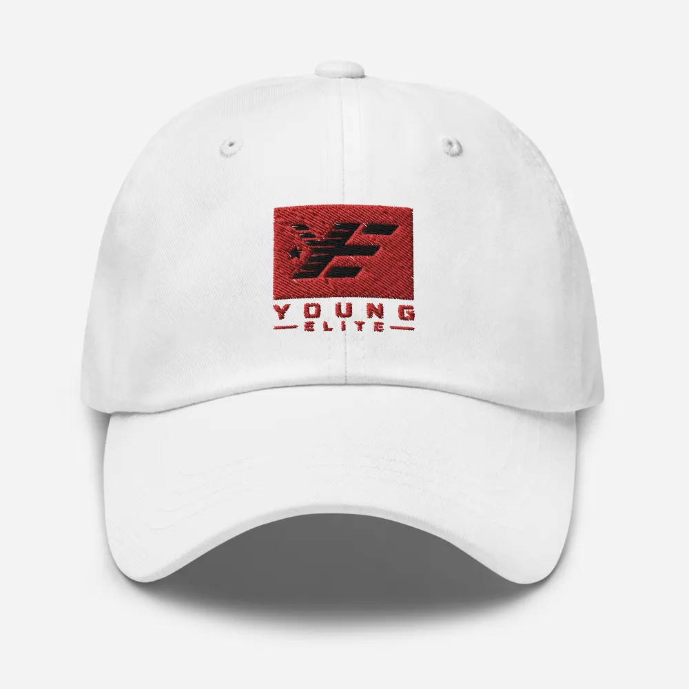 Young Elite Trendy Hat, Stylish Red & White Male Design