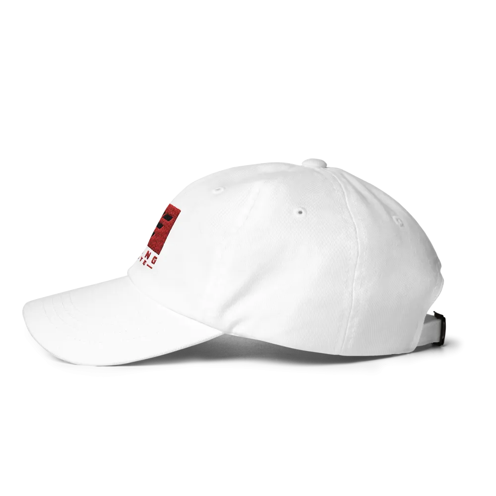 Young Elite Trendy Hat, Stylish Red & White Male Design
