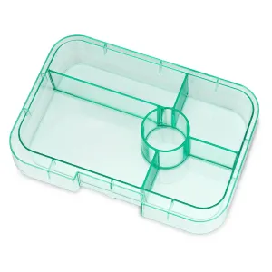 Yumbox Tapas 5 Compartment Tray - Clear Aqua